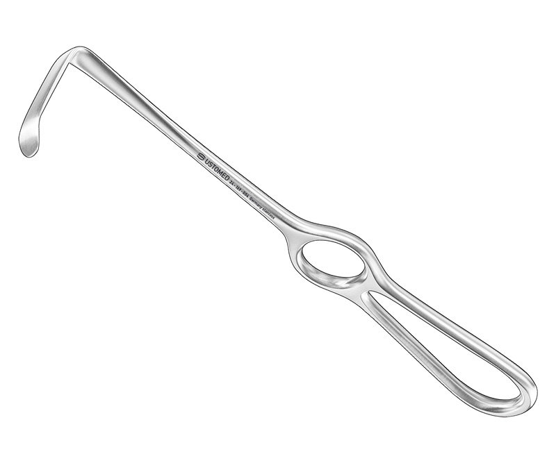 LANGENBECK, Wundhaken, Figur 4, 40x11 mm
