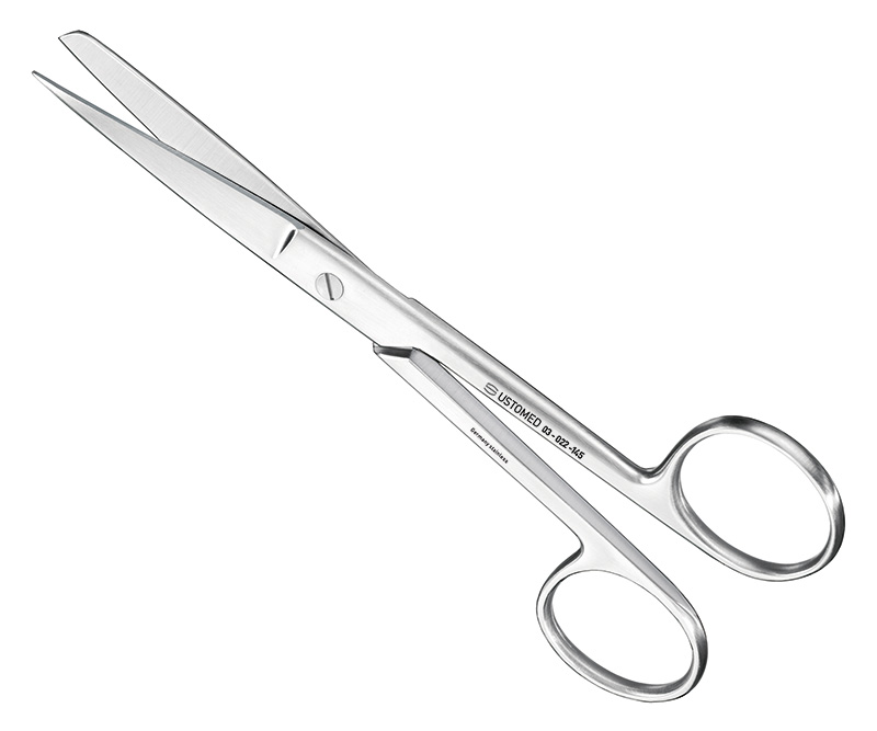 USTOMED, Schere, kräftiges Modell, 14,5 cm, sp/st, gerade