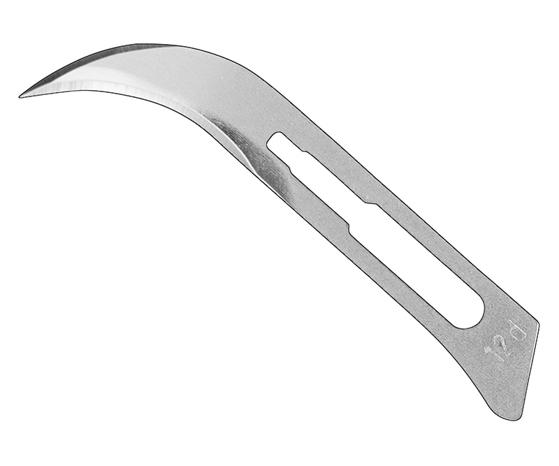 Skalpellklingen, Figur 12d, steril, 100 St