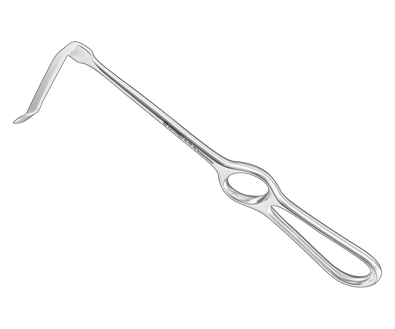 KOCHER-Troßbach, Wundhaken, nach oben gebogen, Figur 3, 55 x 11 mm