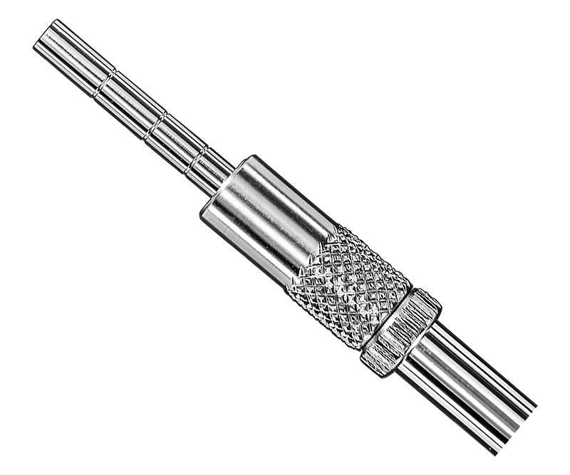 Bone Condenser, gerader Schaft, Spitze konkav, 3,0 mm Durchmesser, zylindrisch, mit stufenlos verstellbarer Tiefenmark.
