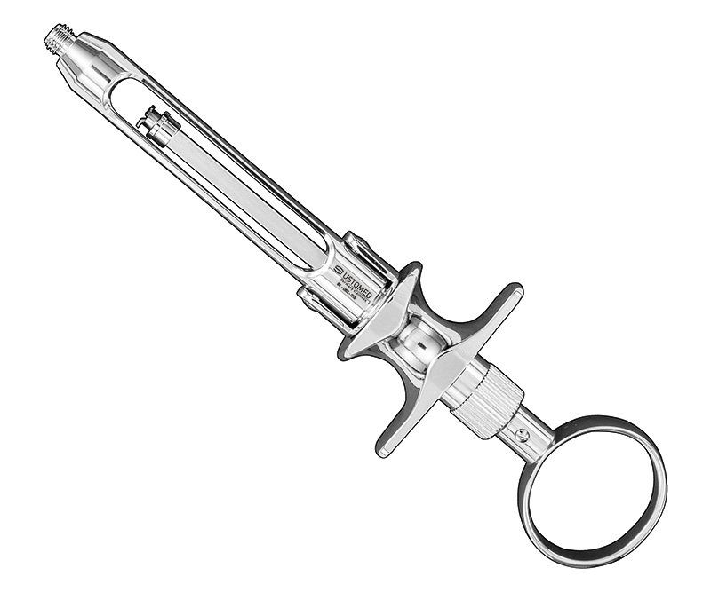 Zylinderampullen-Spritze, Ringgriff, kompakt