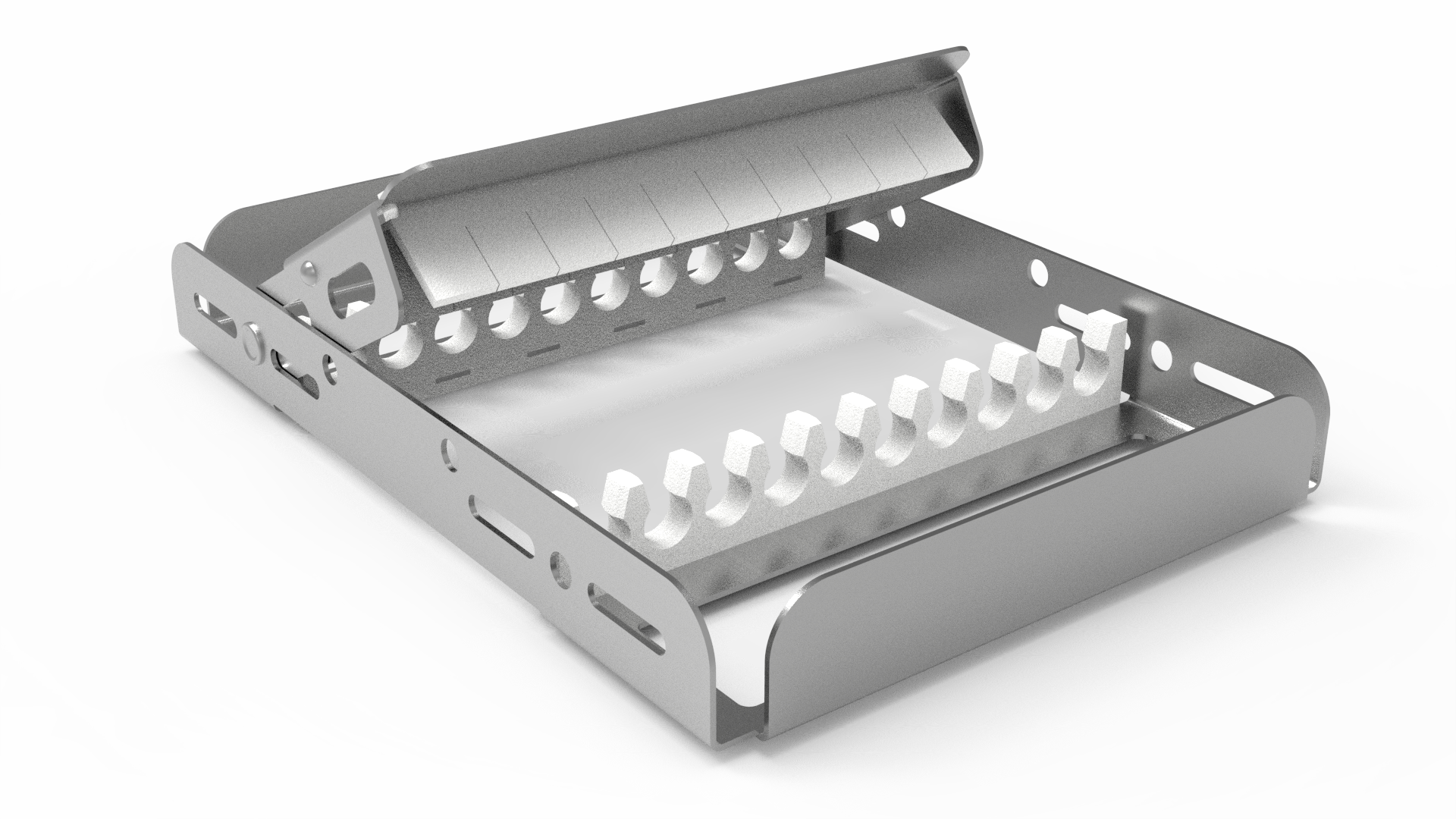 Demi-Sterilisier- und Lagerungsrahmen für 10 Instrumente