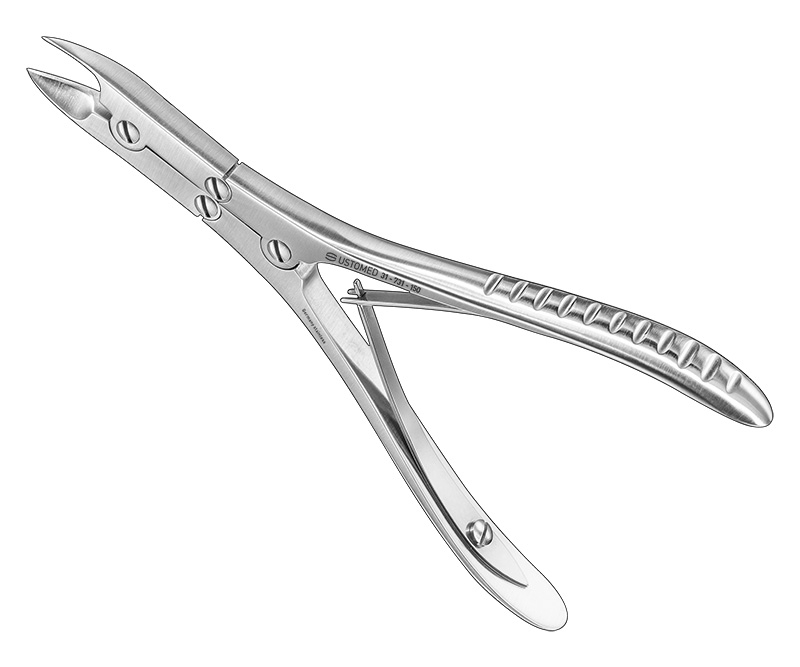 BÖHLER, Knochensplitterzange, 15 cm, gebogen
