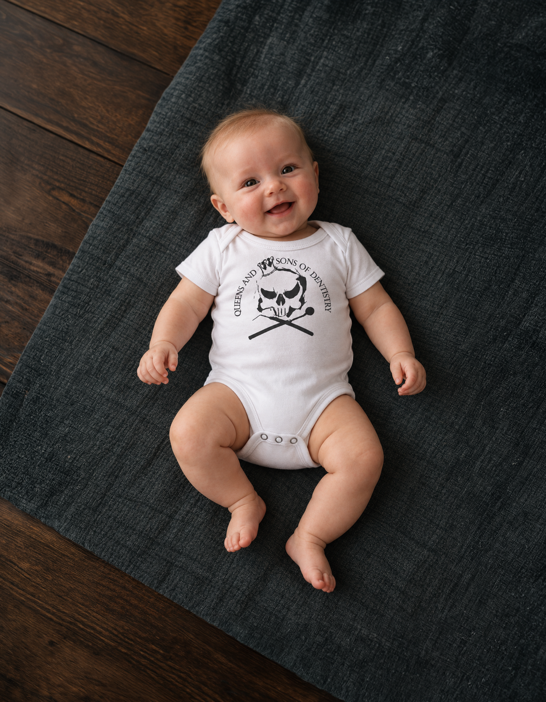Sons of Dentistry Baby-Body weiß 3-6M