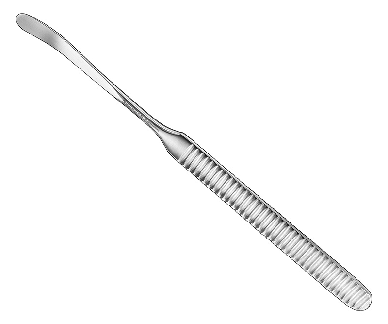 WILLIGER, Raspatorium, 16 cm, gebogen, breites Modell