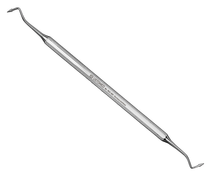 Amalgam-Schnitzinstrument, Figur 1, doppelt