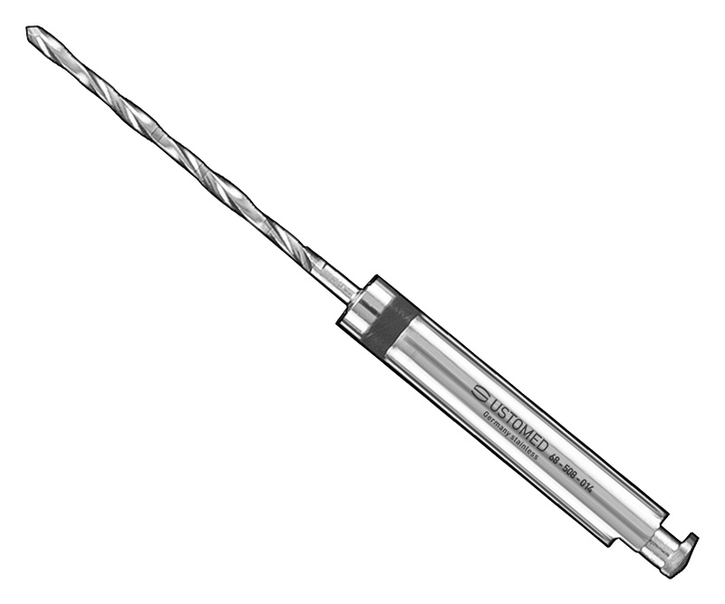 Pilotbohrer, Ø 0, 8mm, 14mm inkl. Laserung der Tiefenmarkierung