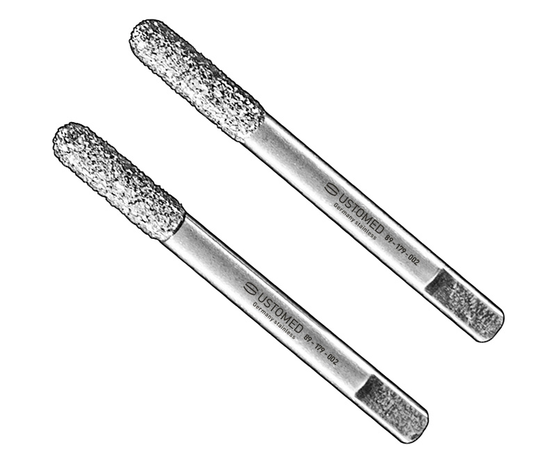 Diamantierte Einsätze, paarweise, für Teleskop-Kronenzange 89-179-125