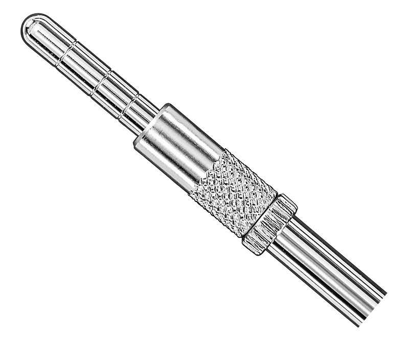 Bone Condenser, gerader Schaft, Spitze konvex, 4, 0 mm Durchmesser, zylindrisch, mit stufenlos verst