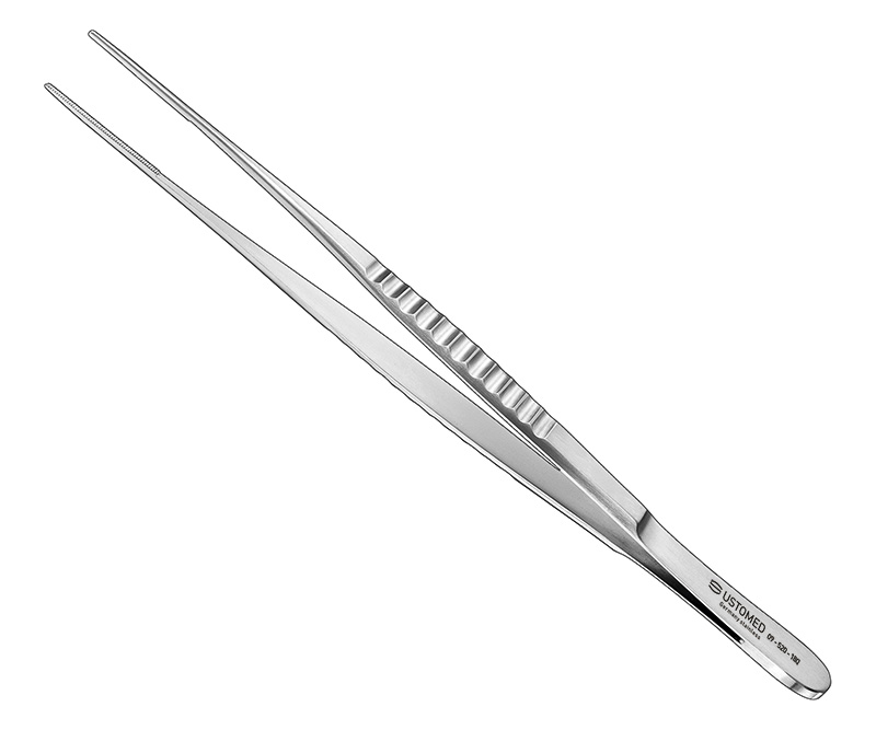 DE BAKEY, atraumatische Pinzette, 18 cm, Maul 1,5 mm