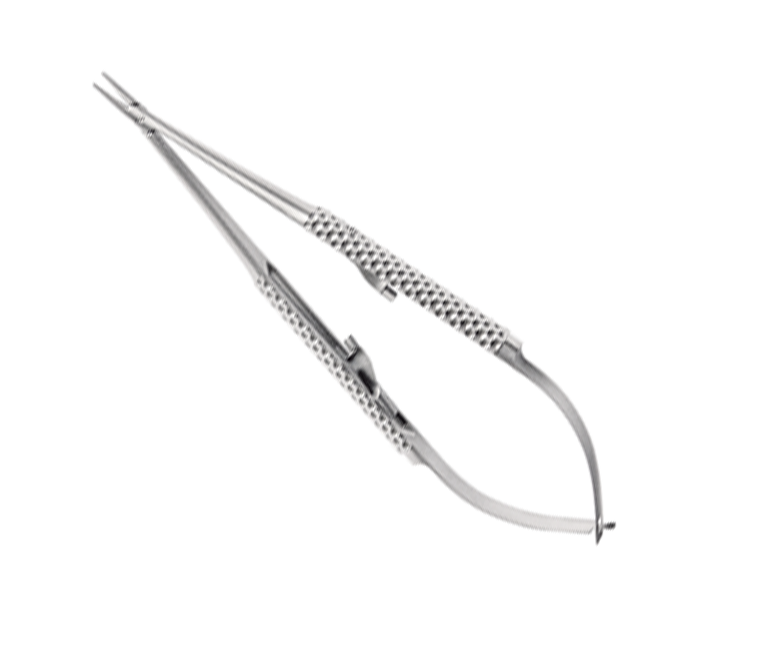BARRAQUER, Micro-Nadelhalter, Hart- metall, 18 cm, gerade, Rundgriff