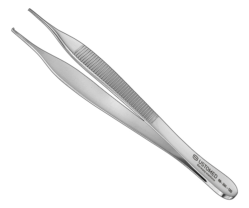 ADSON, chirurgische Pinzette, 12 cm, 1x2 Zähne