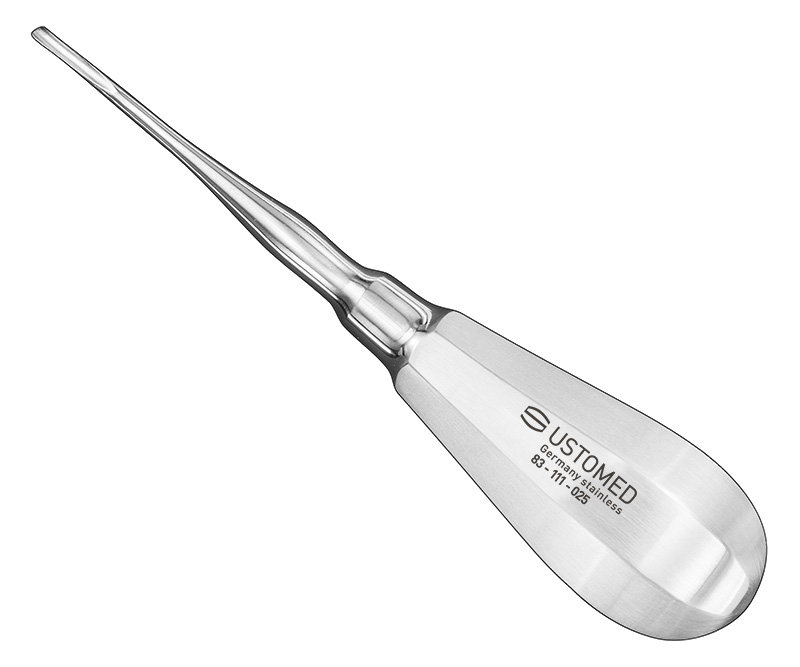 BEIN, modifiziert Wurzelheber, rückw. gebogen, 2, 5 mm
