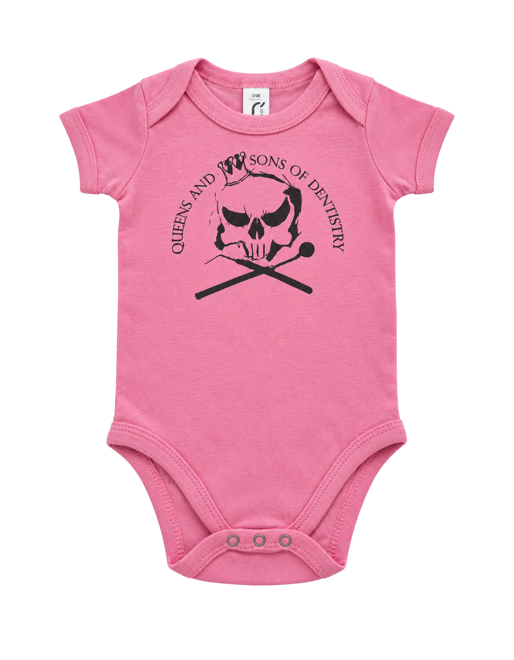 Queens and Sons of Dentistry Baby-Body rosa