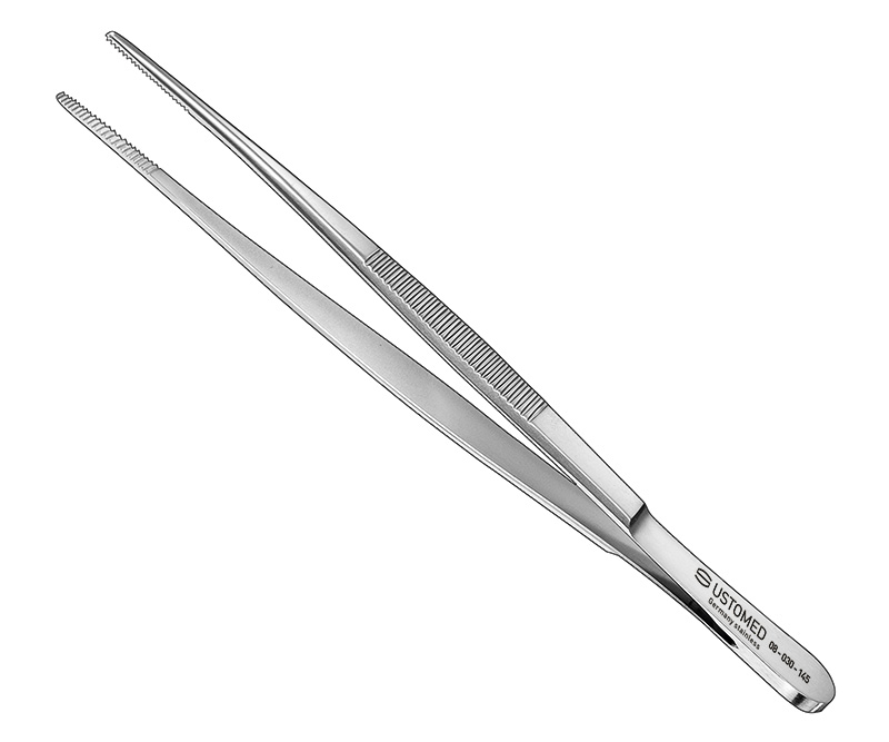 Anatomische Pinzette, 14, 5 cm, gerade, schmal