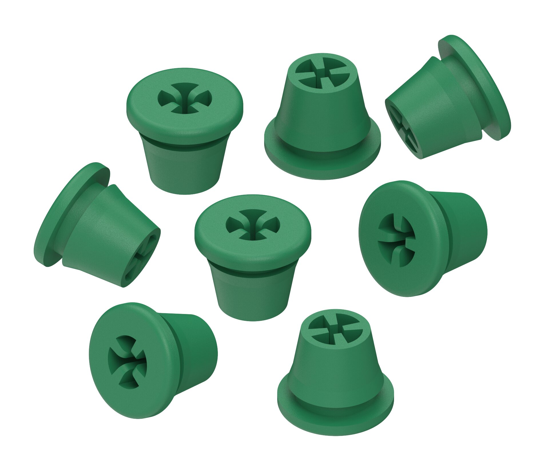 Silikonplugs Grün– Zubehör für Bohrerständer – Silikon – positionssicher