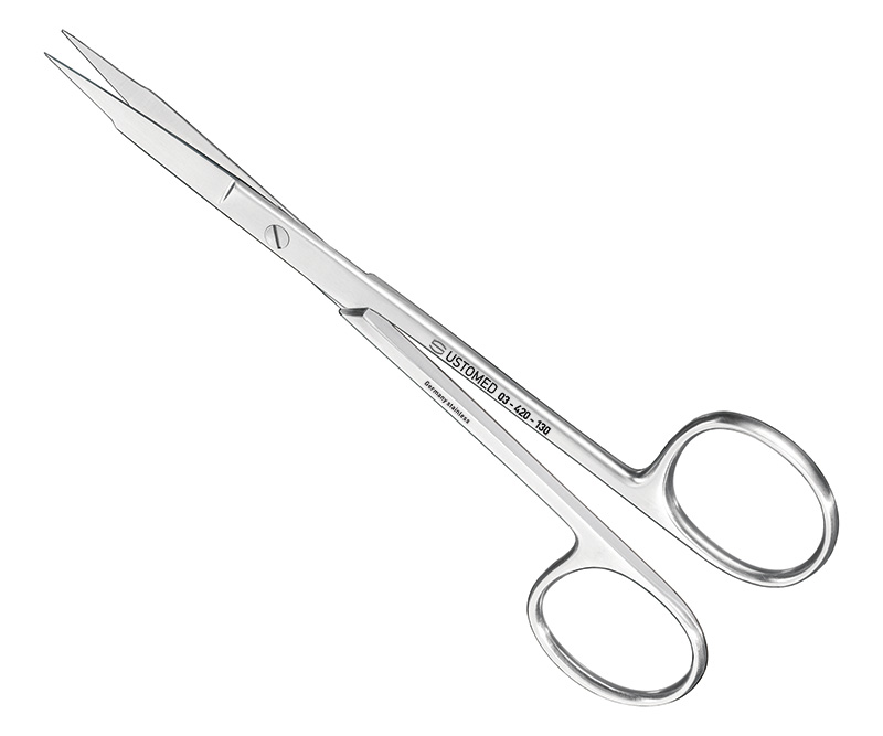 FOX, Nahtschere/Zahnfleischschere, 13cm, gerade, glatt