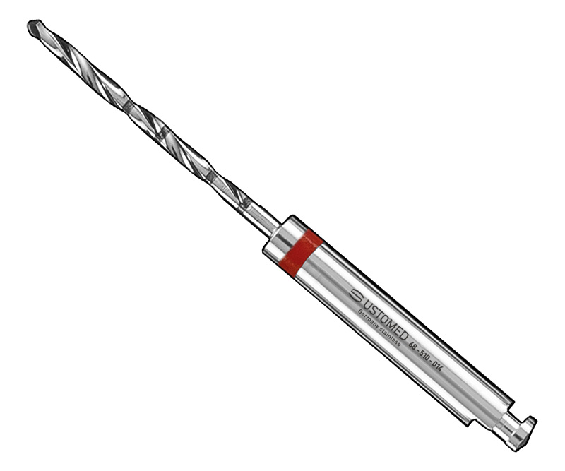 Pilotbohrer, Ø 1, 0mm, 14mm inkl. Laserung der Tiefenmarkierung