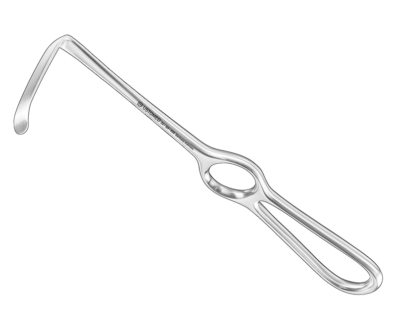 LANGENBECK, Wundhaken, Figur 5, 50x11 mm