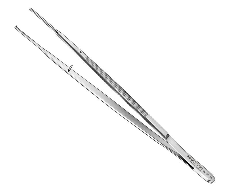 GERALD, chirurgische Pinzette, 17, 5 cm, gerade, 1x2 Z