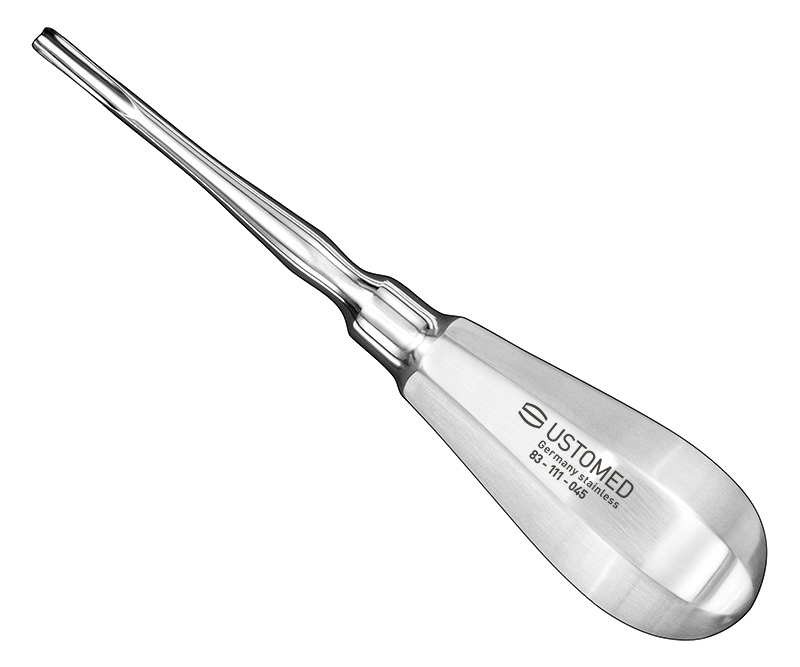 BEIN, modifiziert Wurzelheber, rückw. gebogen, 4, 5 mm