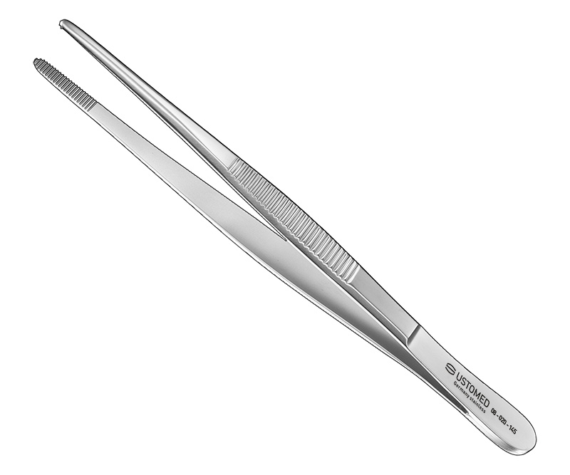 Anatomische Pinzette, 14, 5 cm, gerade
