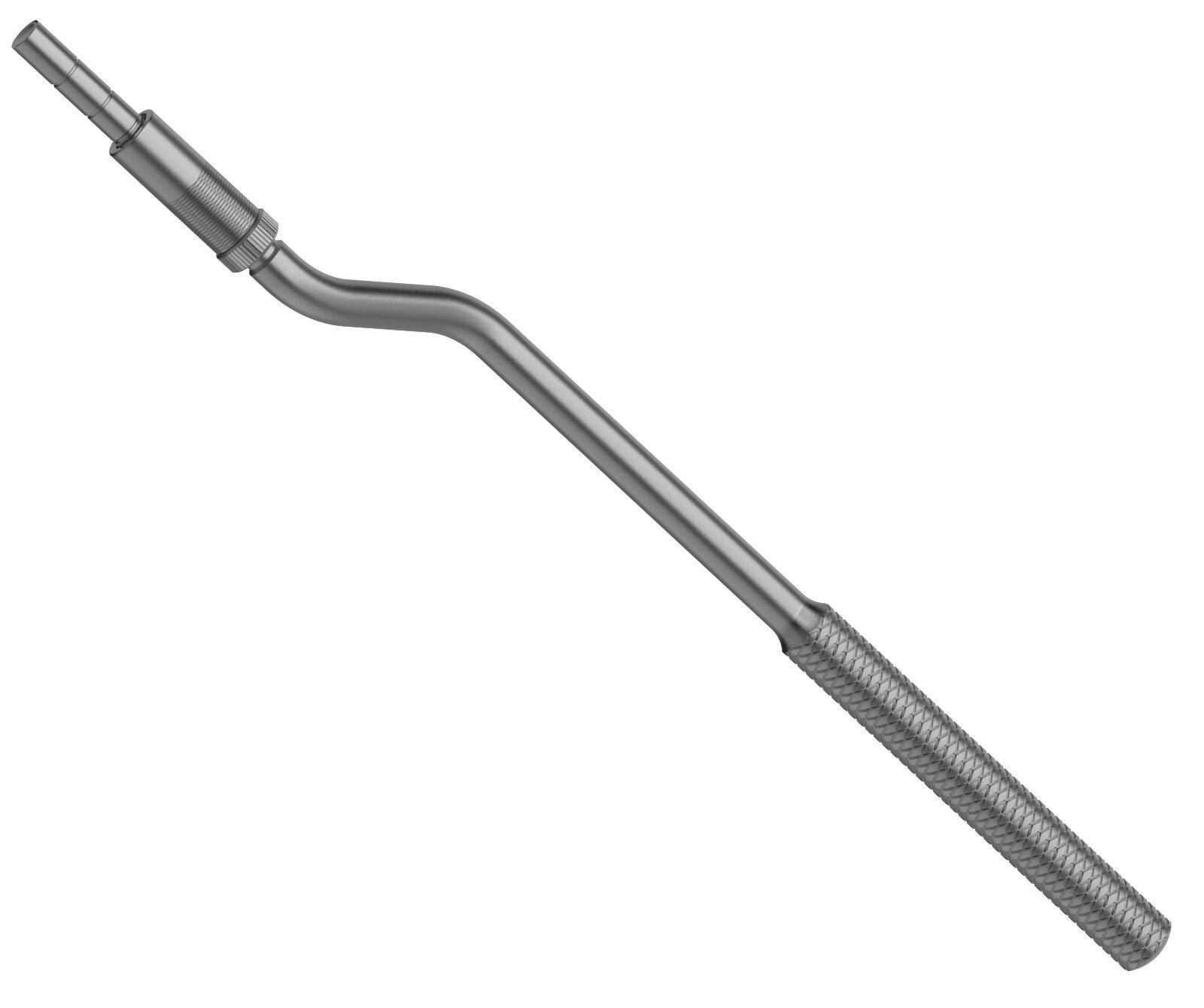 Bone Condenser, bajonettförmiger Schaft, Spitze konkav, 4,0 mm Durchmesser, zylindrisch mit stufenlos verstellbarer Tiefenmark
