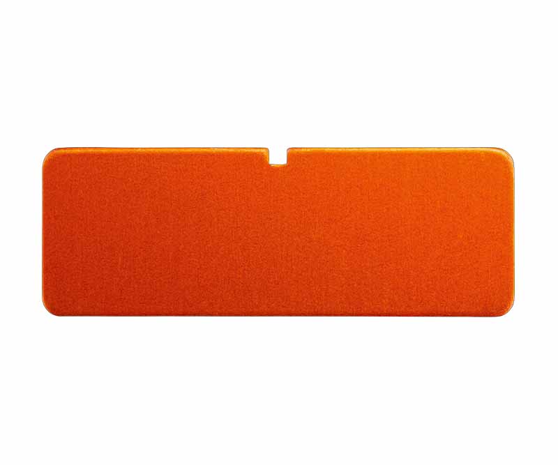 Kennzeichnungsschild, orange, inkl.Beschr
