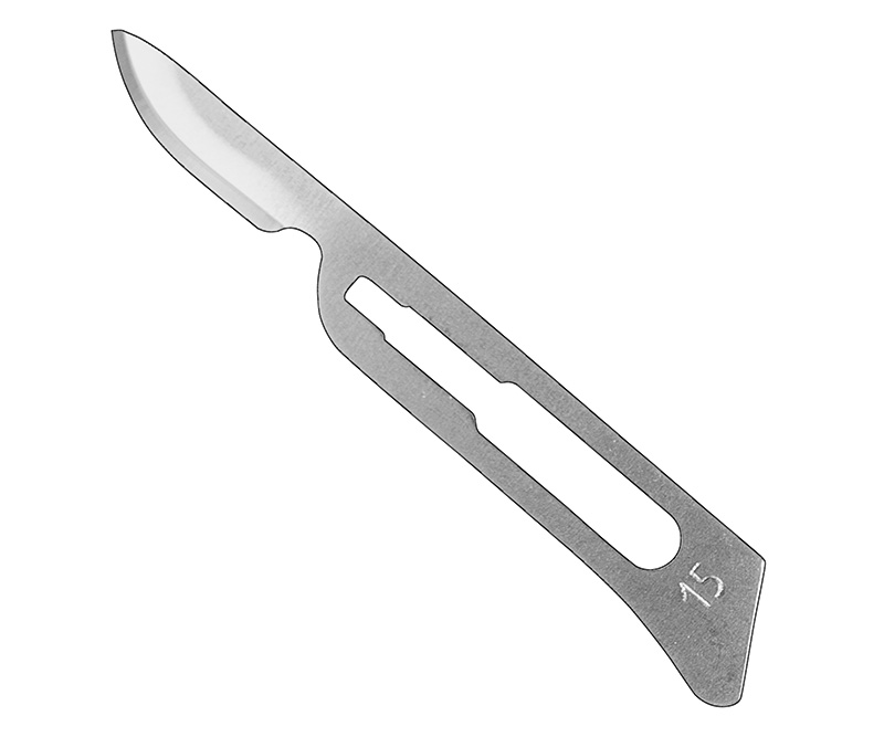 Skalpellklingen, Figur 15, steril, 100 St.