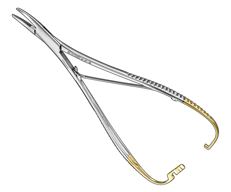 LICHTENBERG, modifiziert, Nadelhalter, HM, 17 cm, gebogen