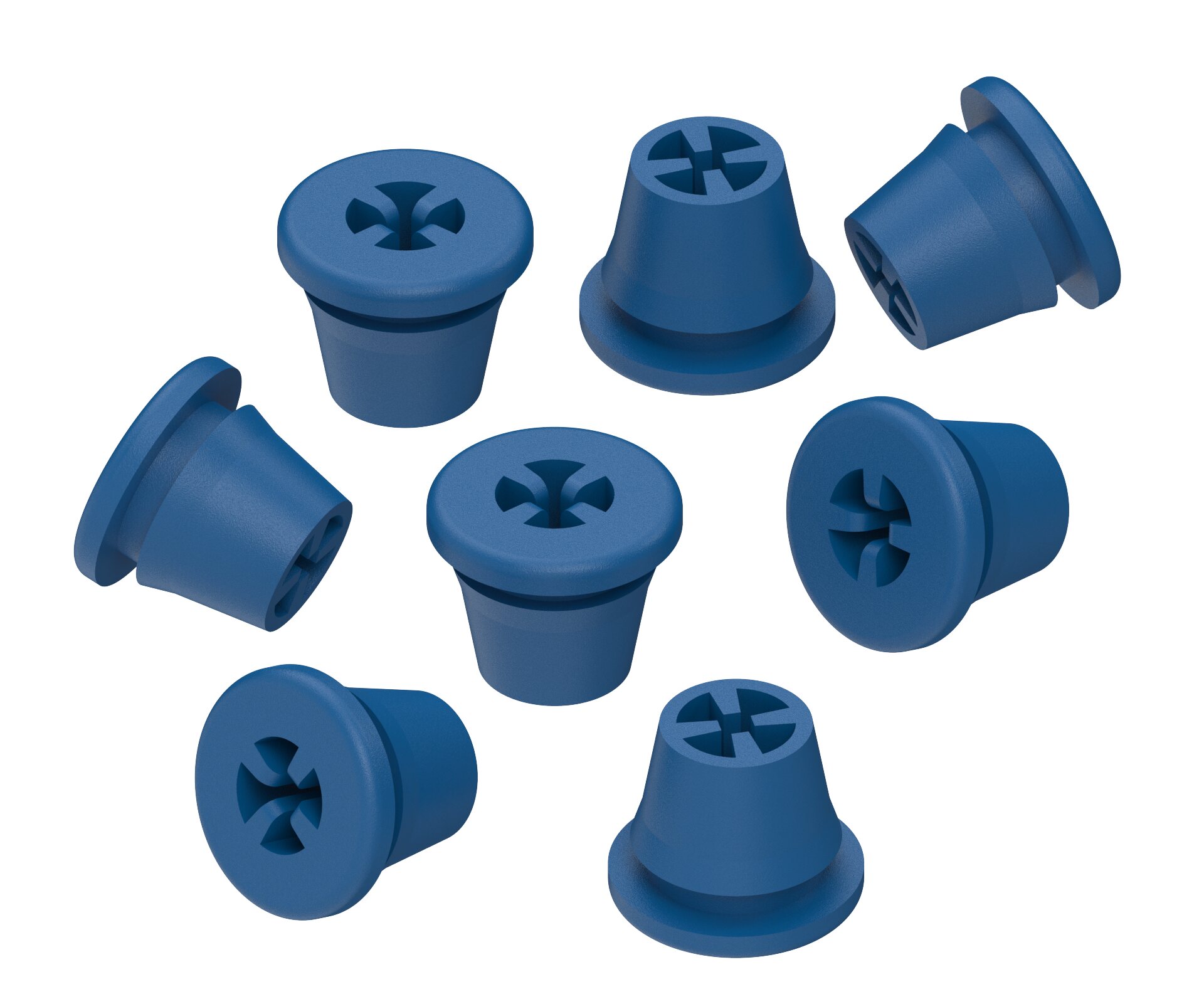 Silicone plugs – accessory for bur stands – silicone – secure positioning
