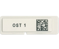 Kennzeichnungsschild, Kunst., QR-Code Data-Matrix