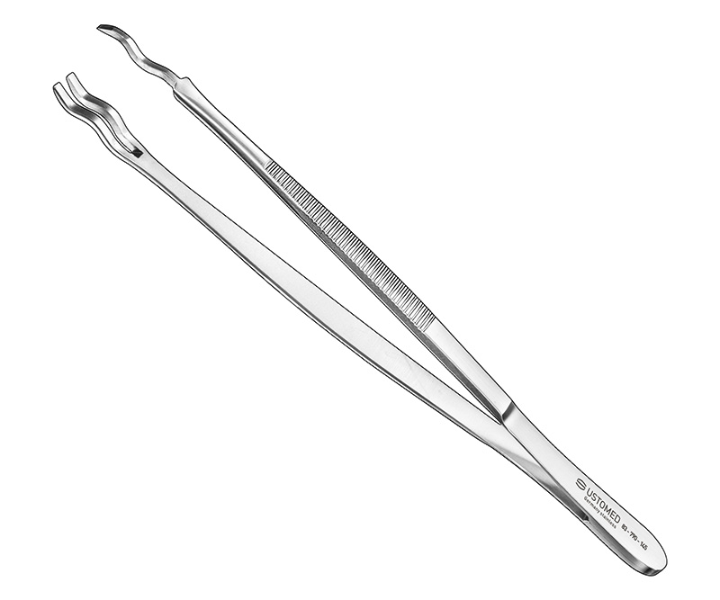 Sterilisier-und Instrumentenfaßpinzette 14,5cm